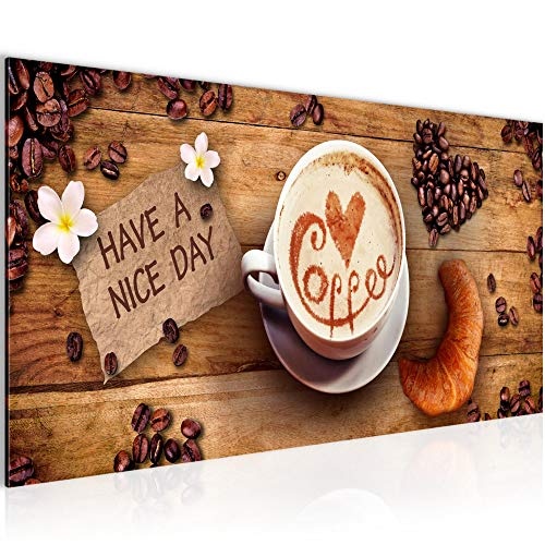 Bilder Kaffee Coffee Wandbild 100 x 40 cm Vlies -...