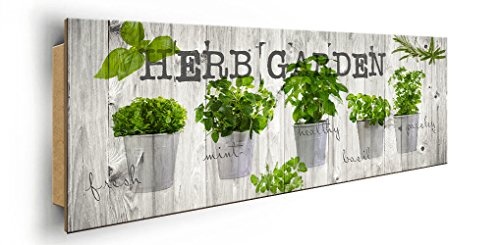 artissimo, Dekopanel, Deco Panel, ca. 90x30cm, PE5820-PA, Küche: Herb Garden, Bild, Wandbild, Wanddeko, Wanddekoration, Poster auf Decopanel