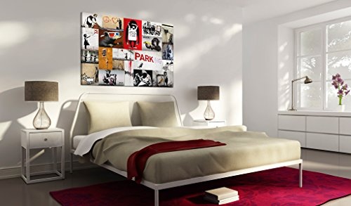 murando - Bilder 90x60 cm Vlies Leinwandbild 1 TLG Kunstdruck modern Wandbilder XXL Wanddekoration Design Wand Bild - Banksy 020115-59