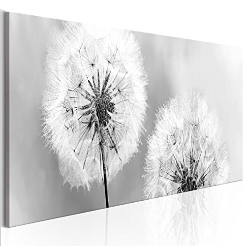decomonkey Bilder Blumen Pusteblume 150x50 cm XXL 1...