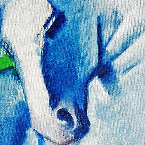 CanvasArts Blaues Pferd - Franz Marc - Leinwand Bild auf Keilrahmen Wandbild 09.1401 (60x40 cm, einteilig)