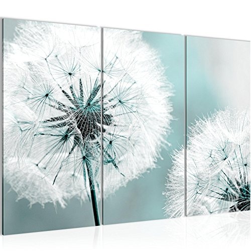Bilder Blumen Pusteblume Wandbild 120 x 80 cm Vlies -...