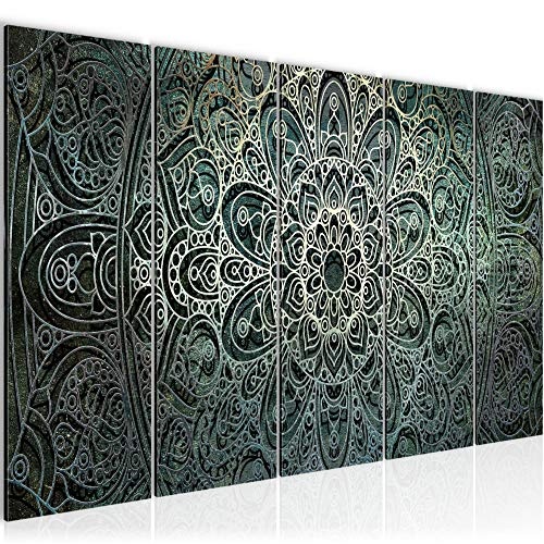 Bilder Mandala Abstrakt Wandbild 150 x 60 cm Vlies -...
