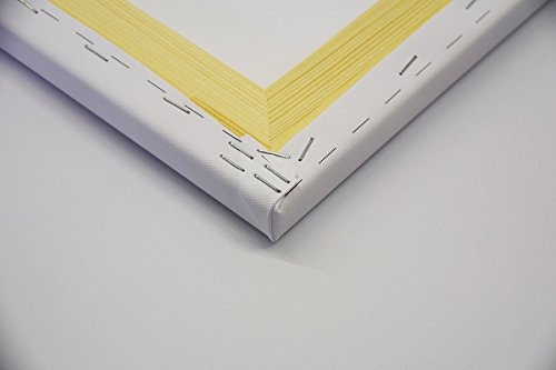 Berger Designs Modebild XXL Bild auf Leinwand modern Kunstdruck Schwarz Weiss - Verschieden Varianten Wählbar! (Weiß, 80 x 120 cm)