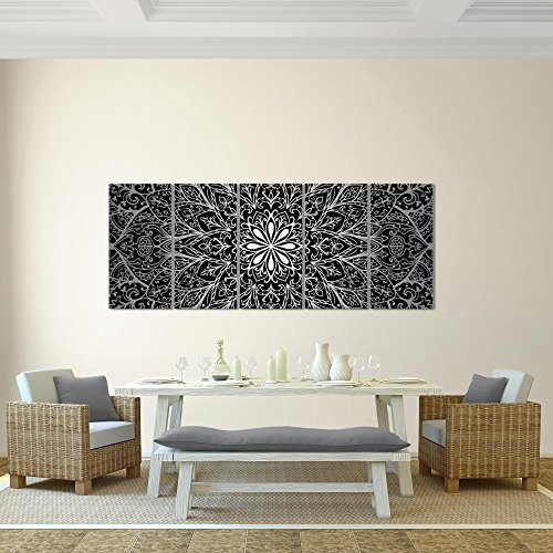 Bilder Mandala Abstrakt Wandbild 200 x 80 cm Vlies -...