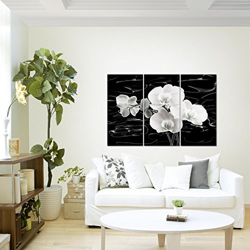 Bilder Blumen Orchidee Wandbild 120 x 80 cm Vlies -...
