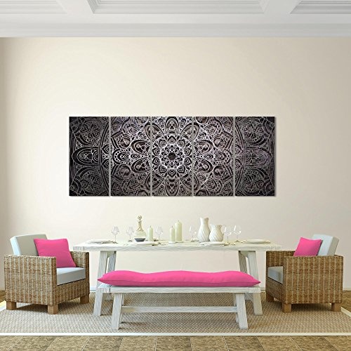 Bilder Mandala Abstrakt Wandbild 200 x 80 cm Vlies -...