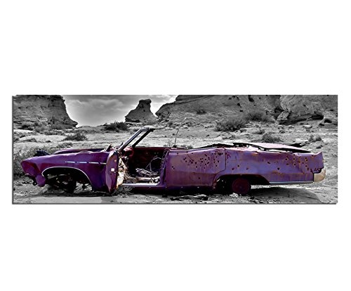 Leinwandbild Bild Pink Cadillac Kunstdruck Druck Wandbild...