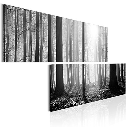 murando - Bilder Wald 180x90 cm Vlies Leinwandbild 2...