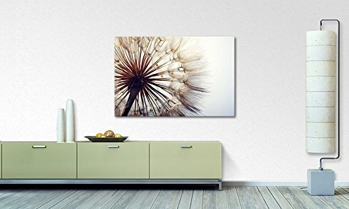 WandbilderXXL® Gedrucktes Leinwandbild "Big Dandelion" 120x80cm - in 6 verschiedenen Größen. Fertig gespannt auf Holzkeilrahmen. Günstige Leinwanddrucke für Kinderzimmer Schlafzimmer.