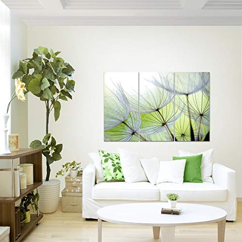 Runa Art Bilder Blumen Pusteblume Wandbild 120 x 80 cm...
