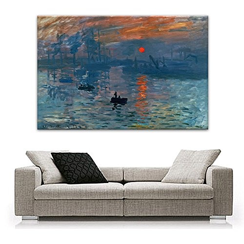 CanvasArts Sonnenaufgang - Claude Monet - Leinwand Bild...