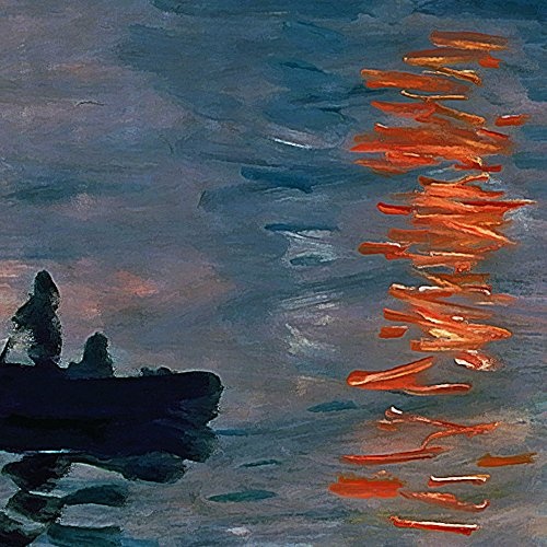 CanvasArts Sonnenaufgang - Claude Monet - Leinwand Bild auf Keilrahmen (80x60 cm, einteilig)
