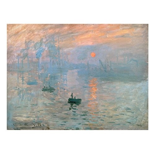 Bilderwelten Leinwandbild div. Künstler Claude Monet Impression (Sonnenaufgang) 60 x 80cm