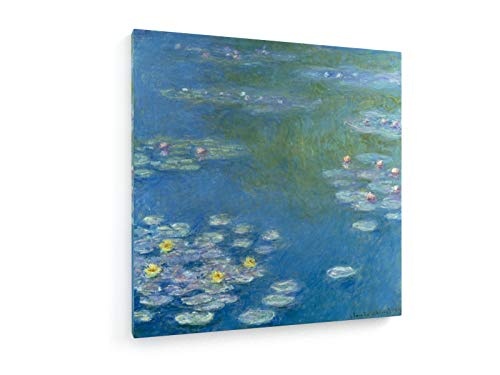 Claude Monet - Nymphéas - 1908-80x80 cm - Leinwandbild auf Keilrahmen - Wand-Bild - Kunst, Gemälde, Foto, Bild auf Leinwand - Alte Meister/Museum