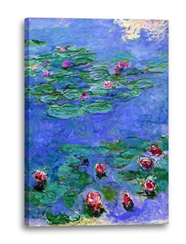 Printed Paintings Leinwand (40x60cm): Claude Monet - Seerosen