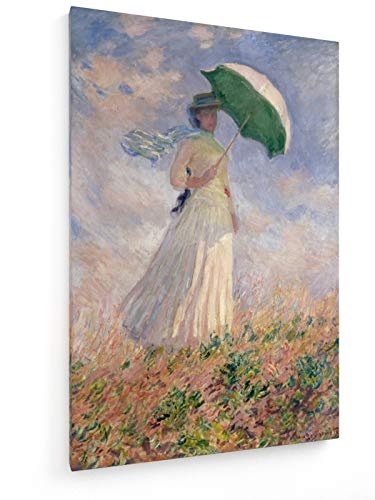 Claude Monet - Frau mit Sonnenschirm - 50x75 cm -...