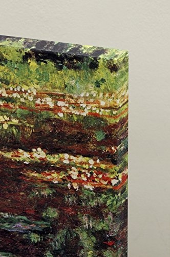 Legendarte Kunstdruck auf Leinwand. Wasserlilien. Bild von Claude Monet