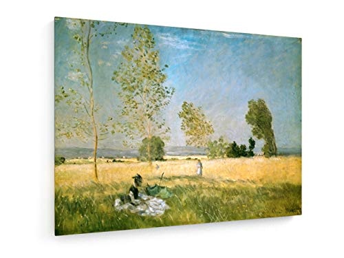 Claude Monet - Sommer - 1874-100x75 cm - Leinwandbild auf Keilrahmen - Wand-Bild - Kunst, Gemälde, Foto, Bild auf Leinwand - Alte Meister/Museum