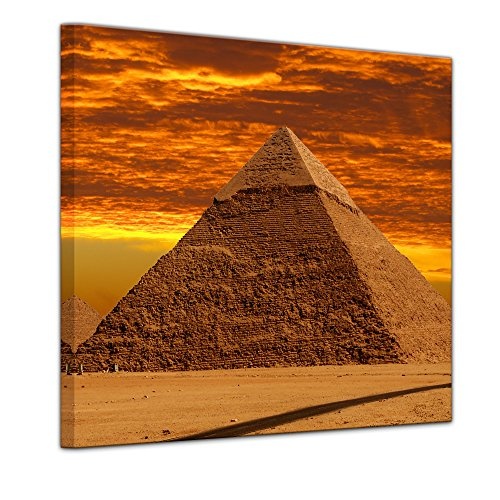 Keilrahmenbild - Cheops Pyramide - Gizeh in Ägypten...
