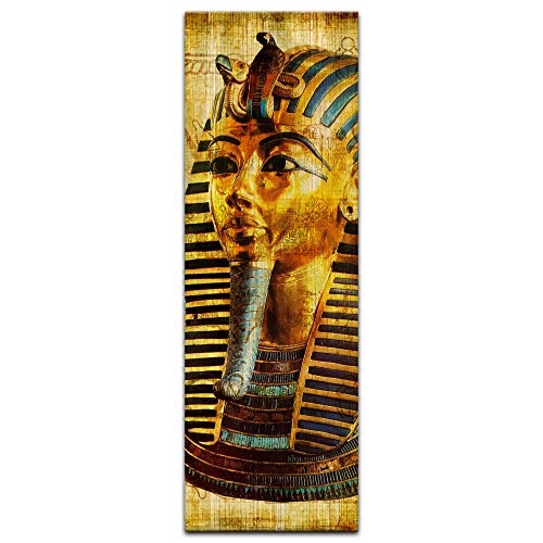 Keilrahmenbild - Pharao - Ägypten - Bild auf Leinwand - 40 x 120 cm - Leinwandbilder - Bilder als Leinwanddruck - Städte & Kulturen - Afrika - altes Ägypten - Pharaonenmaske