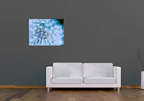 Keilrahmenbild - Pusteblume - Bild auf Leinwand - 120x90 cm - Leinwandbilder - Pflanzen & Blumen - Fauna - Löwenzahn - Leichtigkeit