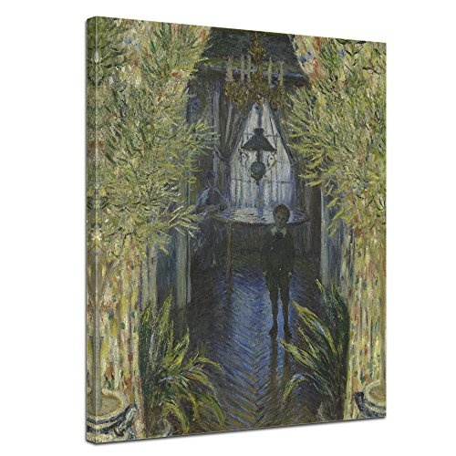Keilrahmenbild Claude Monet Eine Ecke der Wohnung - 90x120cm hochkant - Alte Meister Berühmte Gemälde Leinwandbild Kunstdruck Bild auf Leinwand