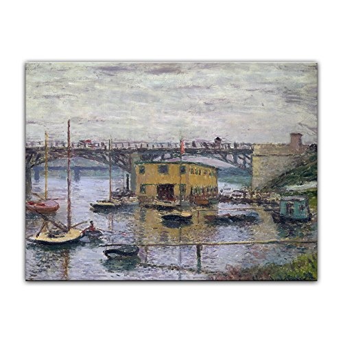 Keilrahmenbild Claude Monet Brücke bei Argenteuil an...