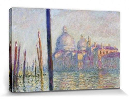 1art1 57110 Claude Monet - Der Canal Grande, 1904 Poster Leinwandbild Auf Keilrahmen 120 x 80 cm