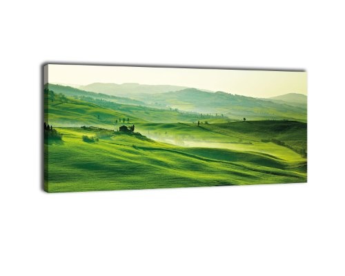 Leinwandbild Panorama Nr. 419 Grüne Toskana...