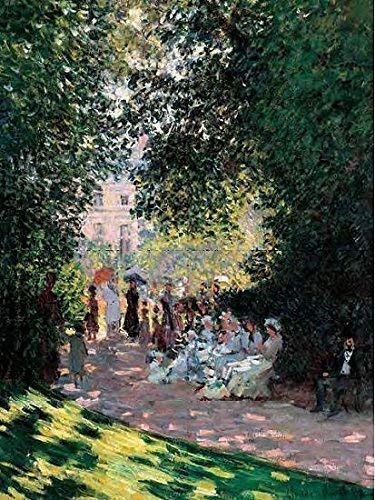 Keilrahmen-Bild - Claude Monet: The Parc Monceau 60 x 80 cm