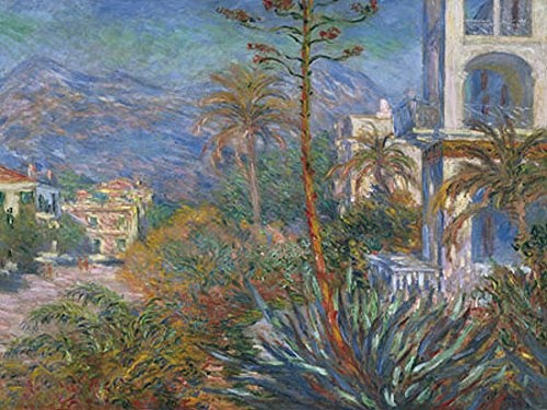 Keilrahmen-Bild - Claude Monet: The Villas at Bordighera 60 x 80 cm