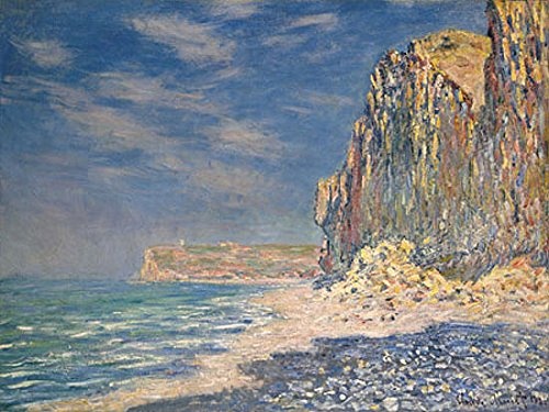 Keilrahmen-Bild - Claude Monet: Falaise near Fecamp 60 x...