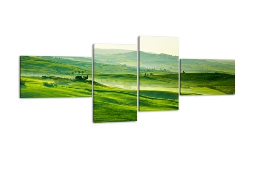 Leinwandbild Grüne Toskana LW419 Wandbild, Bild auf...