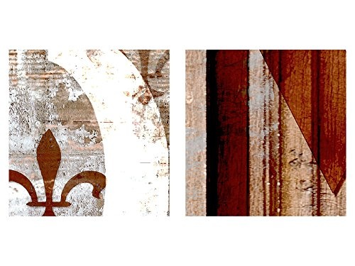 Bilder Home Haus Wandbild 200 x 100 cm Vlies - Leinwand Bild XXL Format Wandbilder Wohnzimmer Wohnung Deko Kunstdrucke Braun 5 Teilig - Made IN Germany - Fertig zum Aufhängen 502851b