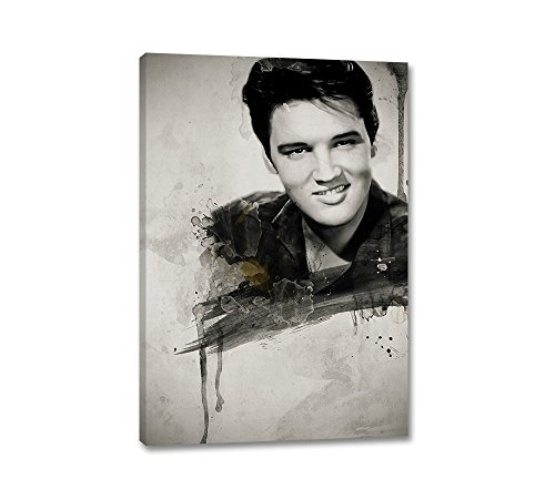 Elvis Presley Aquarell Art 90x60cm Portrait Digital Art...