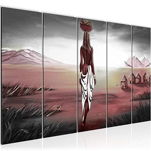 Bilder Afrika Massai Wandbild 150 x 60 cm Vlies -...