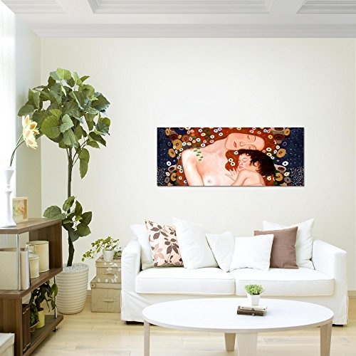 Bilder Gustav Klimt - Mutter und Kind Wandbild Vlies -...