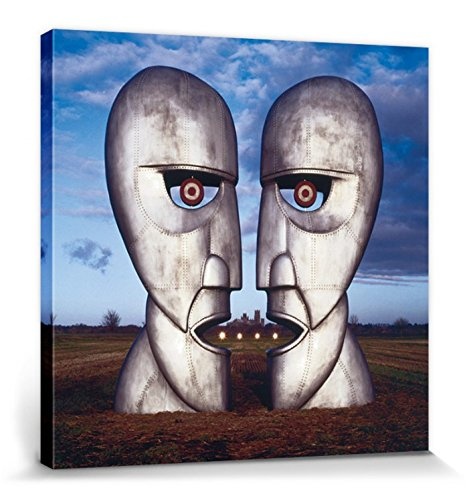 1art1 81343 Pink Floyd - The Division Bell Poster Leinwandbild Auf Keilrahmen 40 x 40 cm