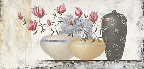 Keilrahmen-Bild - David Sedalia: Pink Magnolias II...