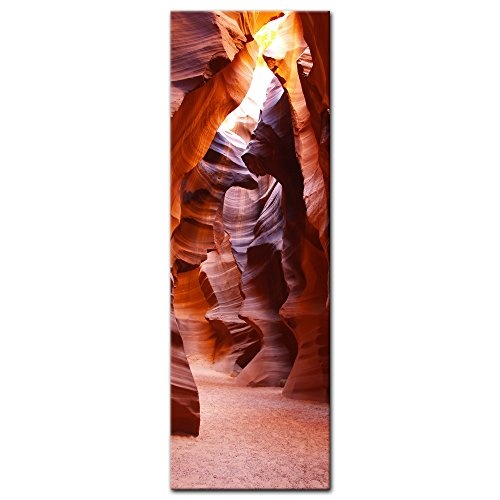 Keilrahmenbild - Antelope Canyon V - Arizona USA - Bild auf Leinwand - 40x120 cm - Leinwandbilder - Landschaften - Amerika - Colorado - Slot Canyon - Schlucht - Sandstein