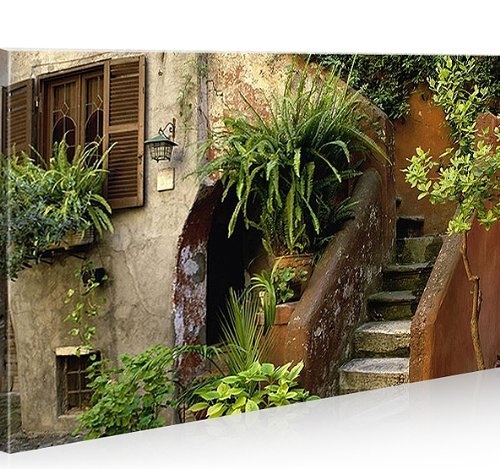 islandburner Bild Bilder auf Leinwand Toskana 1p Italien XXL Poster Leinwandbild Wandbild Dekoartikel Wohnzimmer Marke