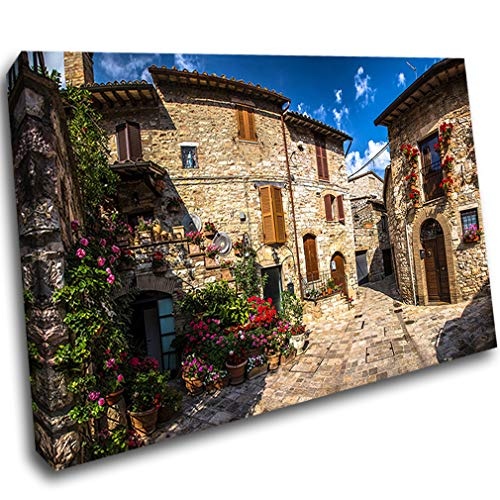 LoveSticker AP415 Leinwandbild, Motiv Italien Toskana, 16x24inch (40x60cm)