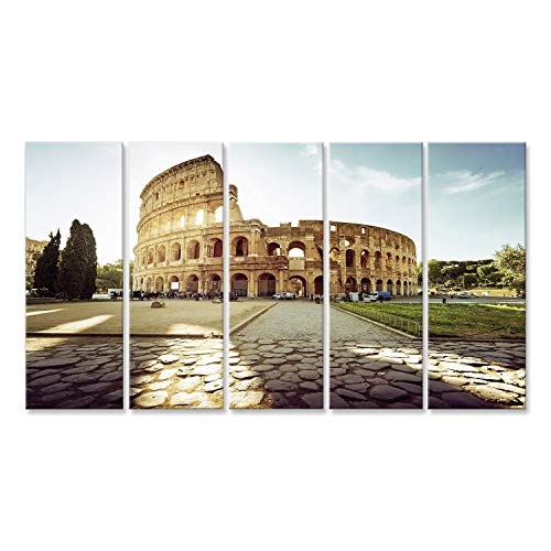 islandburner Bild Bilder auf Leinwand Colosseum in Rom...