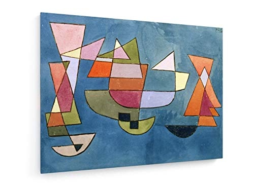 Paul Klee - Segelboote - 1927-100x75 cm - Leinwandbild...