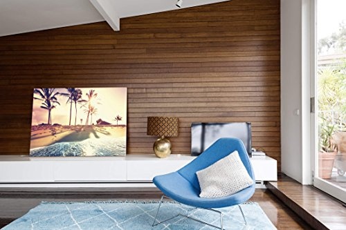 Leinwandbilder | Bilder Leinwand 120x80cm Tropischer Strand mit Palmen