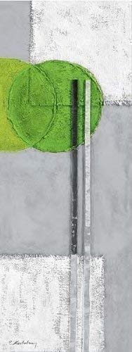 Keilrahmen-Bild - K. Kostolny: Green Connection 30 x 80...