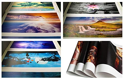 XXL Wandbild, Leinwandbild 100x50cm, Fantasie, Abstrakt und Bunt, Bunt - Quadrate - Panoramabild Keilrahmenbild, Bild auf Leinwand - Einteilig, Fertig zum Aufhängen