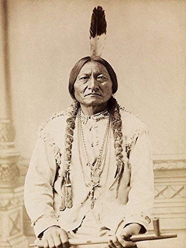 Keilrahmen-Bild - Anonymous: Sitting Bull - Lakota 1885...