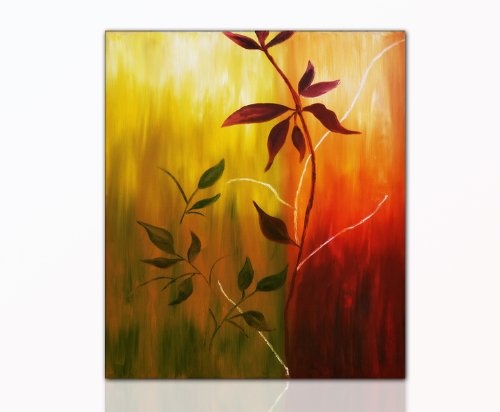 abstract_flower-80x60cm - Stilvolles Wandbild als...